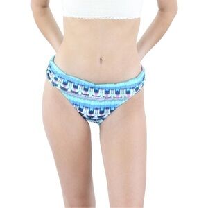 La Blanca Blue Pattern Bikini Bottom 10